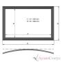 Kauber Frame Sferic Velvet 81&quot; 101x180 Microperforated 16:9