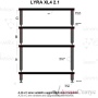 BASSOCONTINUO Lyra XL4 2.1 (bottom shelf) Wenge
