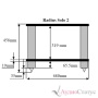 Solid Tech Radius Solo 2  black corner-pillars Mocca